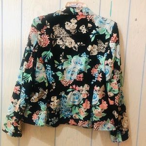 Floral Print Blazer